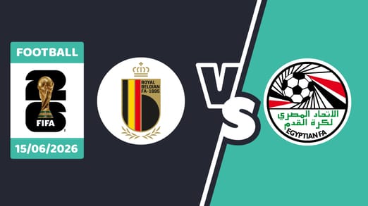 Pronostic Belgique vs Egypte 15/06/2026