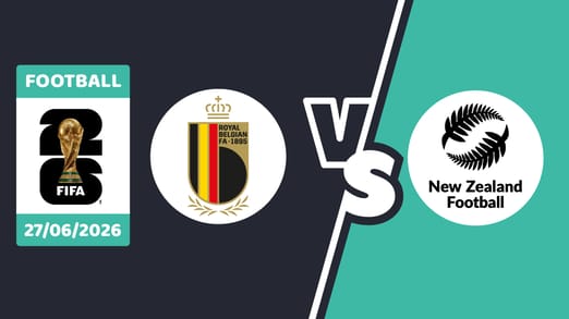 Pronostic Belgique vs Nouvelle-Zélande 27/06/2026